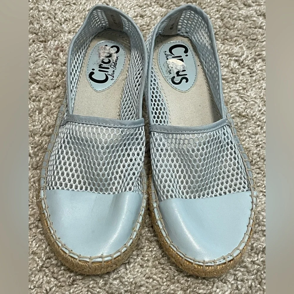 Circus by Sam Edelman Women’s Espadrilles Size 6.5 Blue Lena Nautical Preppy
